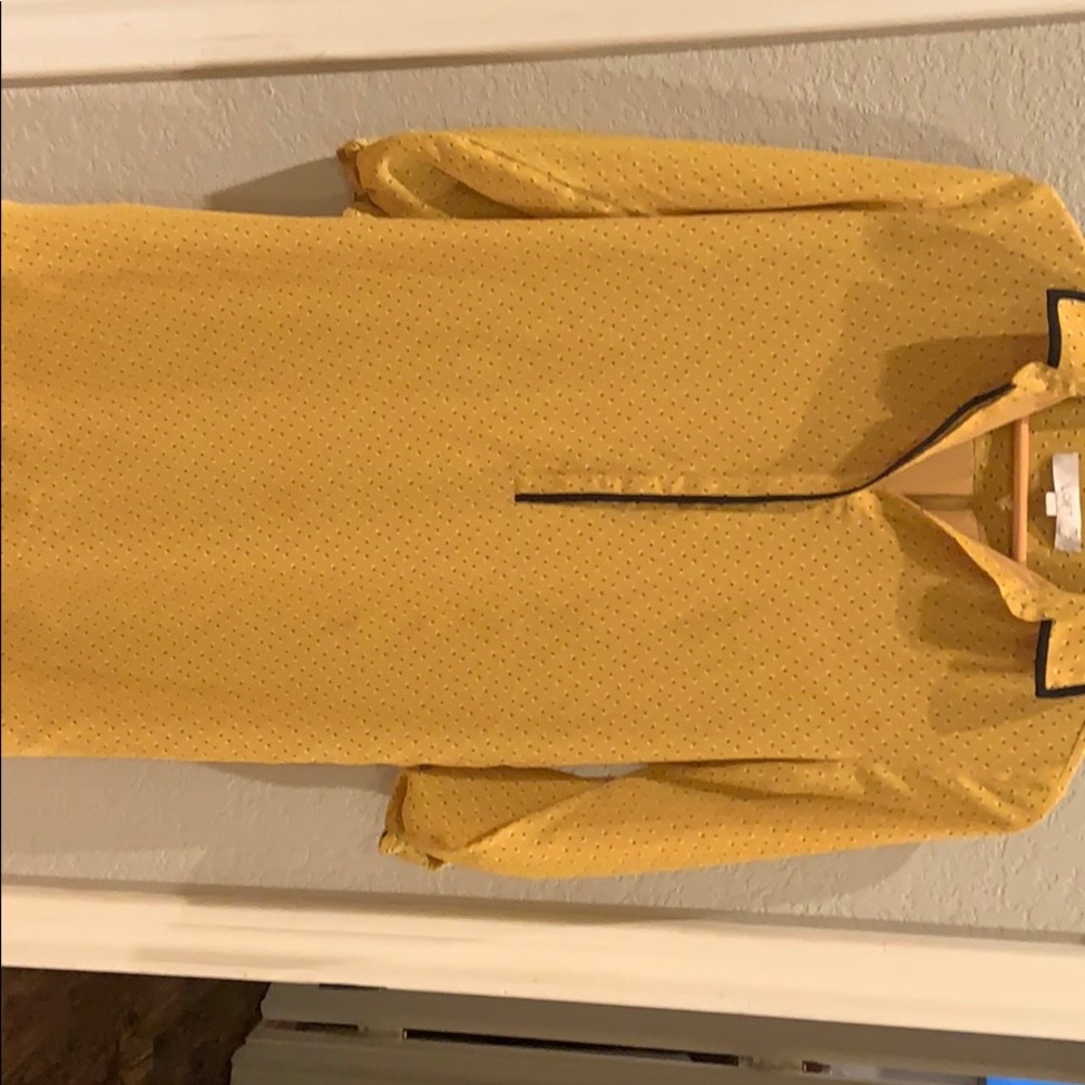 Mustard dress